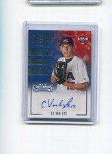 2016 Elite Extra Edition Contenders 18U Team Season Ticket CJ Van Eyk Auto