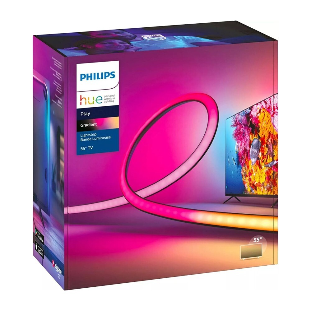 Hue ライト Play Gradient Lightstrip 55” Hue Play Gradient Lightstrip 55 inch for your TV | Philips Hue
