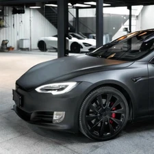 152cmx50cm Satin Black Car Wrapping Vinyl Auto Vehicle Body Protection Film