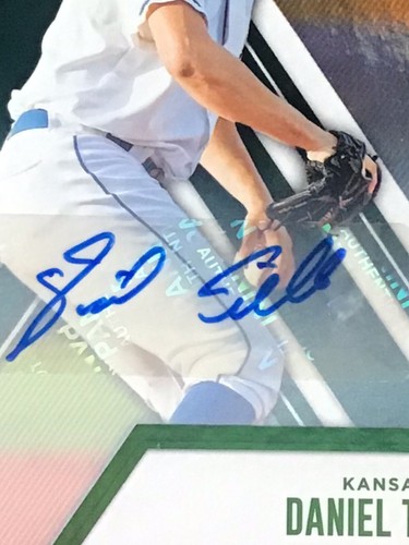 2017 Elite Extra Edition Baseball AUTO EMERALD / 25 DANIEL TILLO #106 MINT - Picture 6 of 8