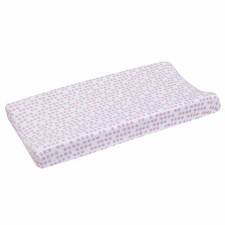 Dwell Studio Sweet Fawn Floral Super Soft Changing Pad Cover, Lavender/White