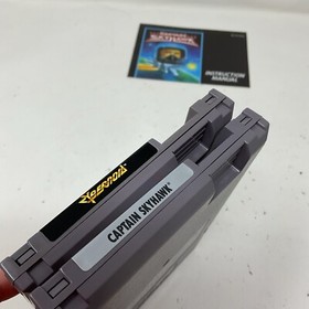 Nintendo NES -  Captain Skyhawk W/ Manual & CyberNoid W/ manual TESTED game lot