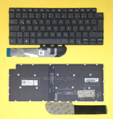 DE Tastatur Dell Latitude 3301 3410 Vostro 5390 5391 Series mit Beleuchtung
