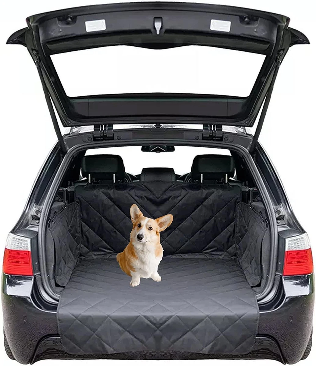 Waterproof Quilted Padded Dog Pet Mat Car Boot Liner & Bumper Protector