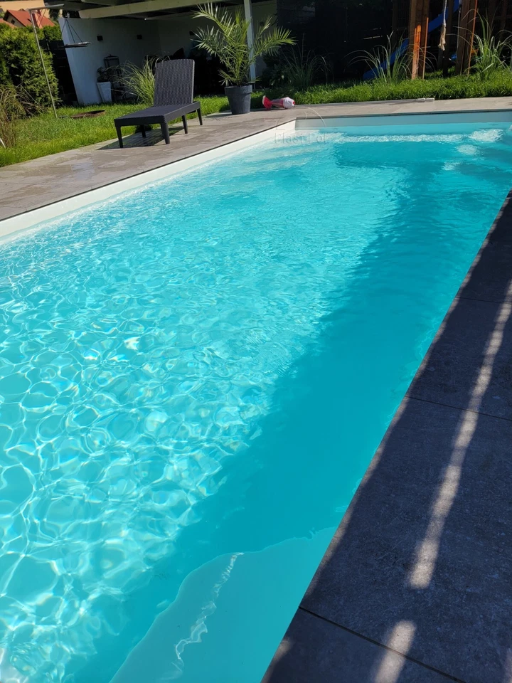 Gfk Schwimmbecken 8,50x3,65x1,50 Swimming Pool Zubehör Einbaubecken SET komplett - Bild 4 von 4