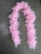 light pink Feather Boa one size