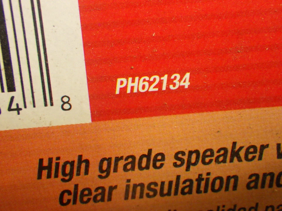 Nuevo stock antiguo Philips 75' rollo calibre 14 AWG cable de altavoz de cobre con mini pines Foto 4 de 4