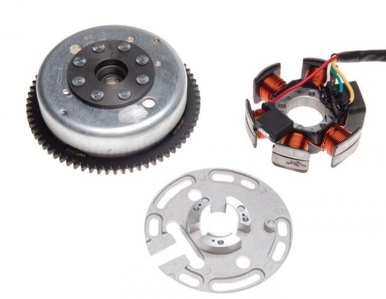 Stator d'alternateur Minarelli AM6 résout les pannes de batterie et de phares 12V