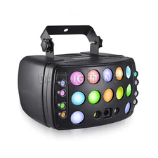 PAIDUN Butterfly Pattern Laser Projector LED RGBW Dance Club Disco Show Light