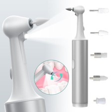 Electric Tooth Polisher Kit Daily Cleaning, Whitening Polishing 5 Brush Head JQ