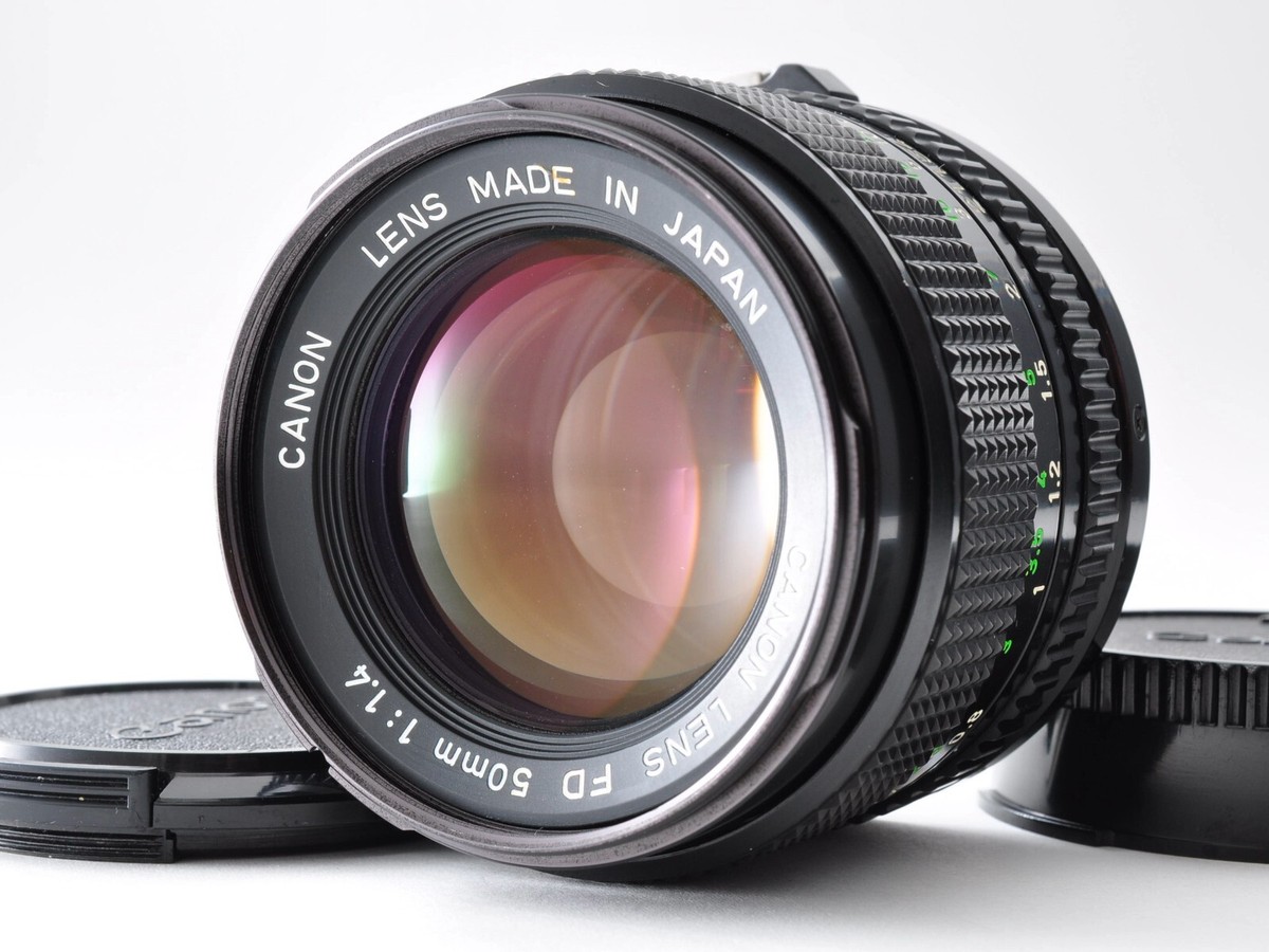 Canon New FD 50mm f/1.4 レンズ Canon New FD NFD 50mm F/1.4 MF Standard Lens For FD Mount
