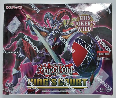 yugioh kings court booster box Yugioh KING'S COURT Booster Box New and Sealed Free Shipping!