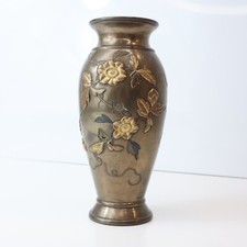 青铜1800-1849 年日本花瓶| eBay