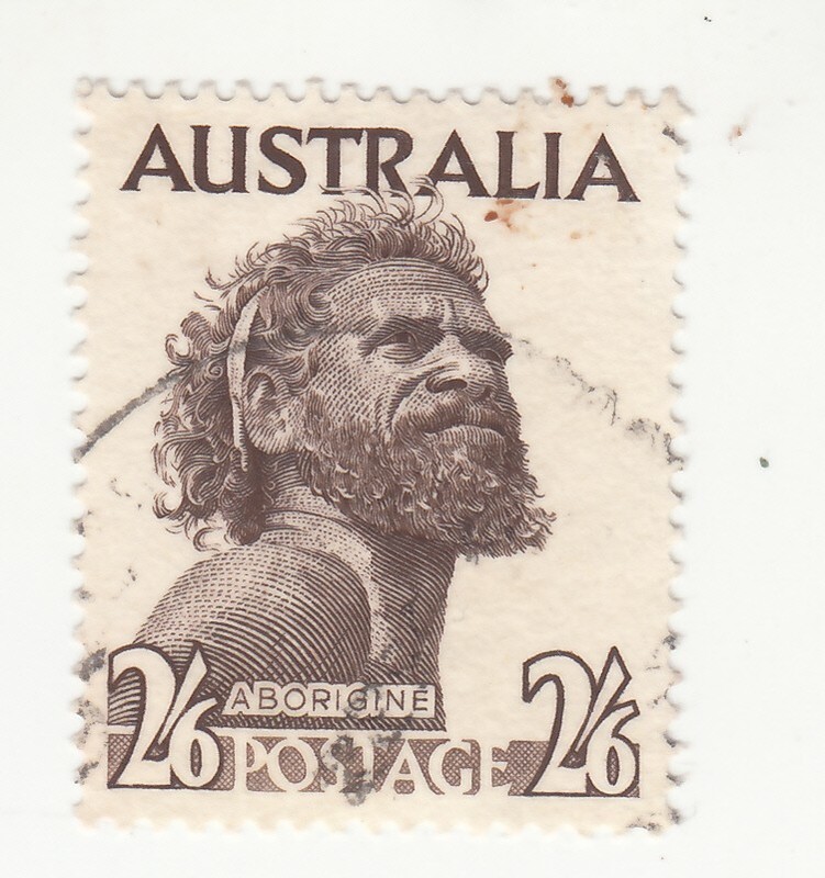 Australia 1952. Aborigine. SC 248. 1´½Sh. Used