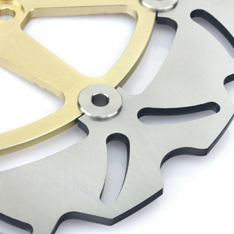 Juego de 2 rotores de disco de freno delanteros para Aprilia RSV1000R Factory Tuono Mana 850 GL Foto 4 de 4