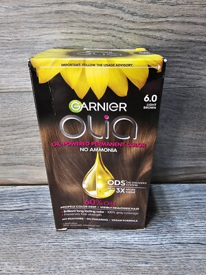 Garnier Olia Ammonia Free Permanent Hair Color 6.0 Light Brown