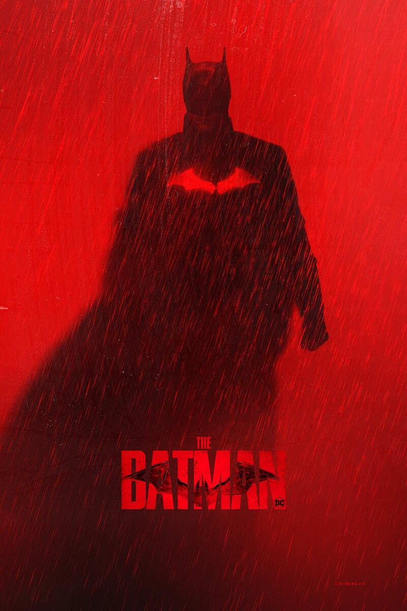 The Batman (2022) Movie Poster 36x24 48x32" Robert Pattinson Film Art Silk Print