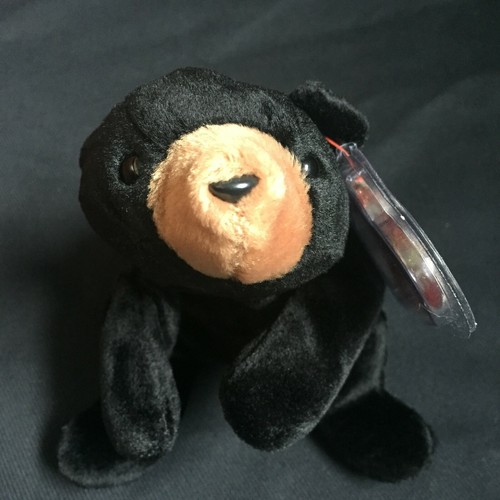 Ty Beanie Babies Blackie the Bear July 15, 1994 - Tush Tag 1993 - Picture 2 of 9