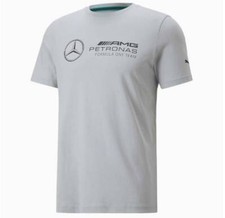 Camiseta Puma Mercedes AMGP F1 ESS Logo Plateada
