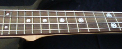 Pegatinas marcador de traste Blink 182 Mark Hoppus personalizadas MOP BLANCO PERLA para CUALQUIER BAJO - Imagen 3 de 4