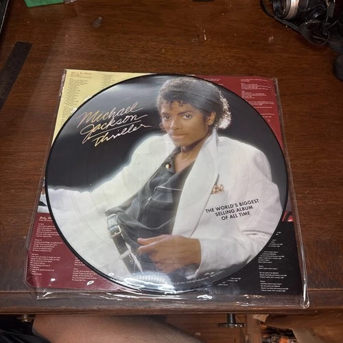 2008 MICHAEL JACKSON THRILLER 25th ANNIVERSARY VINYL PICTURE DISC LP - BRAND NEW