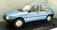 Model Car Group 1/18 Scale MCG18491 - Peugeot 205 - Met. Blue
