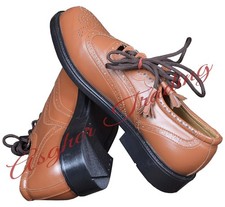 Handmade Ghillie Brogues kilt Shoes For Men Scottish Highland kilts Dress Shoes