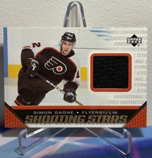 2005-06 Upper Deck SERIES 1 Hockey SIMON GAGNE #S-SG SHOOTING STARS JERSEY