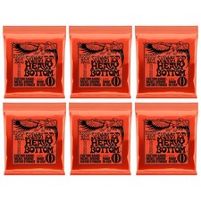 Ernie Ball 2215 Skinny Top Heavy Bottom Nickel Wound Strings 6 Sets Pack 10-52