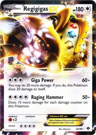 Regigigas Ex Pokémon TCG Cards for sale | eBay