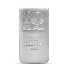 10 oz Dillon Gage Silver Bar 86.66 per troy oz