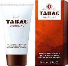 Image of Tabac Original Aftershave Balm for Men 75ml - Soothing Post-Shave Care with Clas