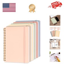 6 PCS Small Spiral Notebook 5x7, Cute Aesthetic Spiral Journal Note book for ...