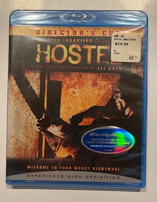 HOSTEL (Blu-ray Disc, 2007, Unrated Directors Cut) BRAND NEW SEALED OOP
