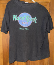 Vintage 90s Hard Rock Cafe NEW YORK T-Shirt Single Stitch Size XLarge USA MADE!