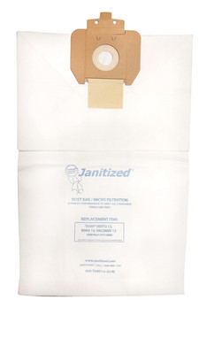 JAN-TABO12-2(10) Premium Replacement Commercial Vacuum Paper Bag for Taski Bora 