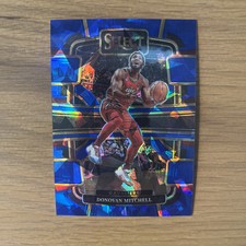 Donovan Mitchell 2023-24 Panini Select SP Blue Cracked Ice #38 Concourse