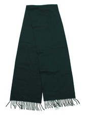 Johnstons Men's Scarf Green 100% Cashmere Scarf