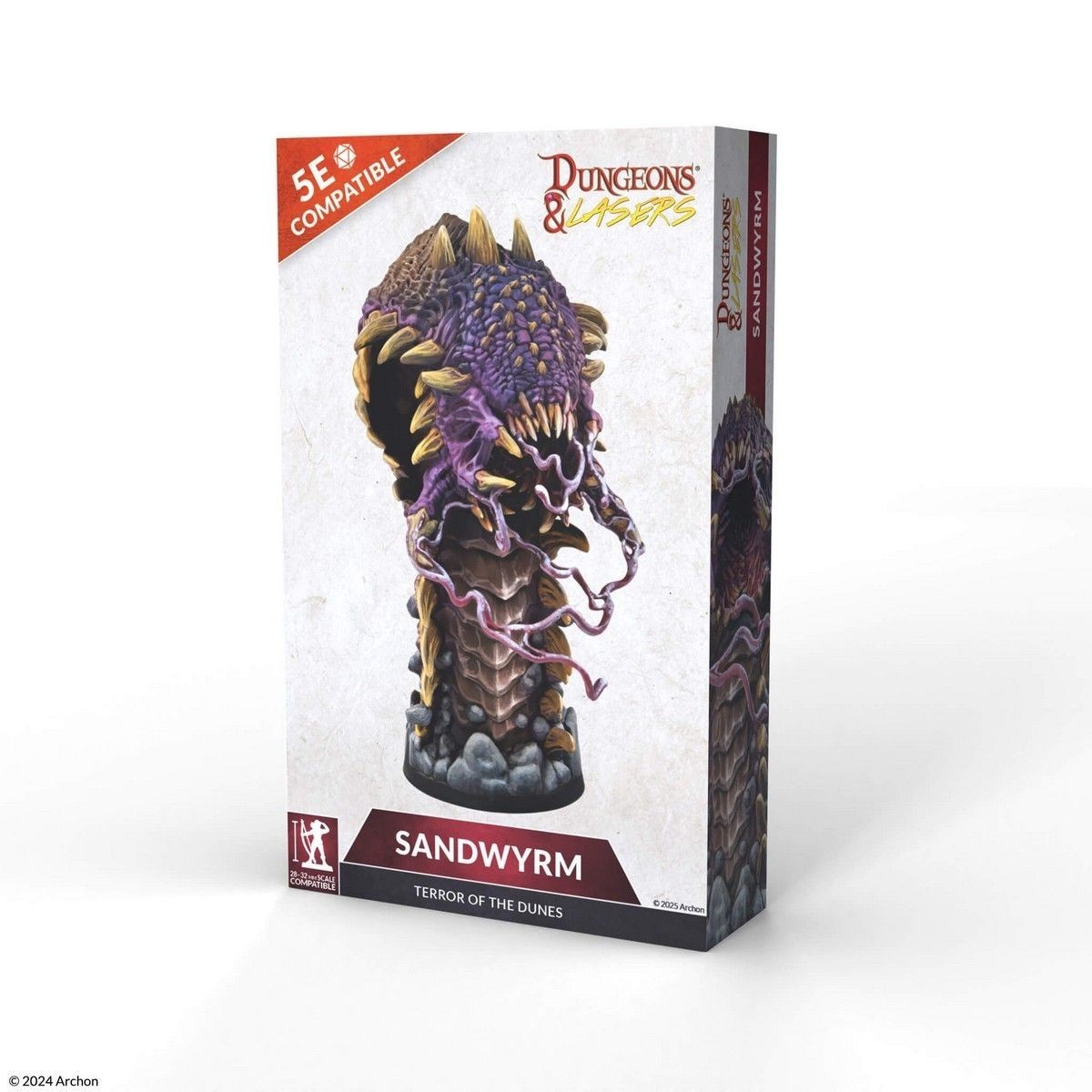 Dungeons and Lasers Sandwyrm Miniature