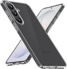 Case For Samsung S26ULTRA/S25FE Case Clear Silicone Phone Cover+Screen Protector