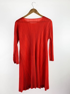 issey miyake red dress Pleats Please Issey Miyake Red Monthly Colors November Dress Pleats Please Issey Miyake