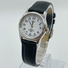 Working SEIKO Alba Ladies Solar White Dial Vintage Watch