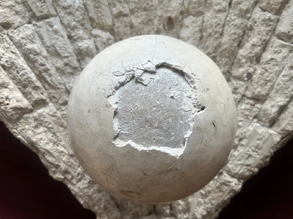 Postmodern Tessellated Stone/Glass Coffee & End Table Set IMPERFECTIONS Local! - Image 4 of 4