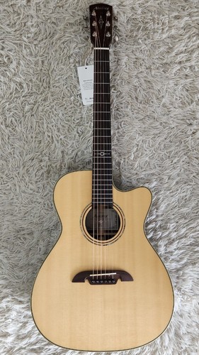 Alvarez MF70ce Herringbone Masterworks Acoustic All Solid Guitar w/Case, B-Stock