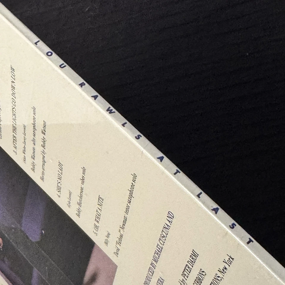 SEALED! Lou Rawls At Last Vinyl Record LP Album 1989 Billy Vera #B1-91937 RARE! - Image 3 of 4