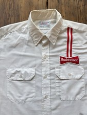 Vintage Budweiser Red Kap Work Shirt Mens L B...