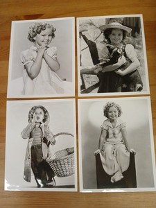 Shirley Temple Lot of (4)  8x10 Photo/PRINTS