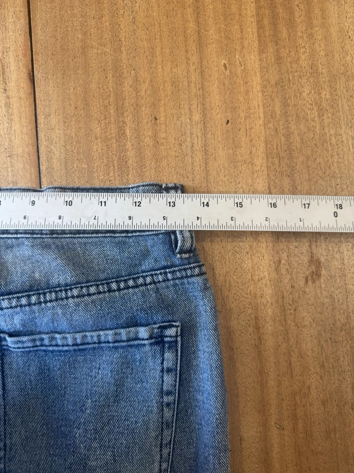 Женские джинсы Brandy Melville состаренные Mom Boyfriend размер 26x26 высокая посадка - Изображение 4 из 4