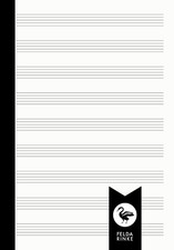 Music Manuscript Book A5: Blank Sheet Music Journal  Blank Staff Notebook  110