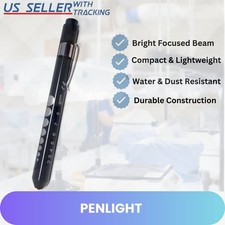 Portable LED Flashlight Work Light Medical First Aid Pen Light Torch Lamp Doctor